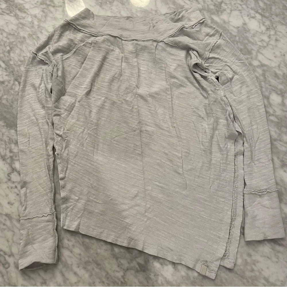 Free People To the Right Off the Shoulder Knit Top​ - Picture 13 of 15